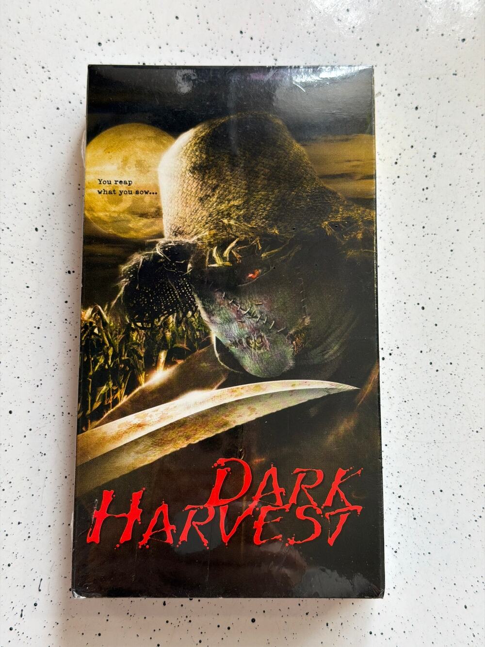 VTG Factory SEALED Dark Harvest VHS Artisan watermark 2004 Y2K Horror